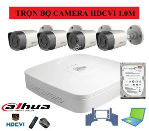 Lắp trọn bộ camera Ahua