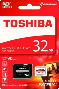 Thẻ nhớ MicroSDHC Toshiba 32GB