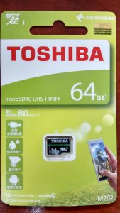 Thẻ nhớ MicroSDHC Toshiba 64GB