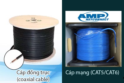 Cách đi dây cáp đồng trục cho camera như thế nào 