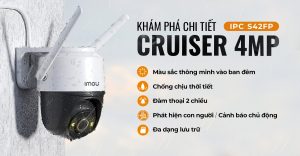Camera IP Wifi PTZ 4MP IPC-S42FP-IMOU